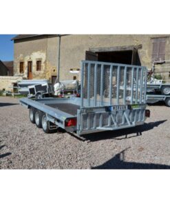 Alternative view of Vlemmix Porte-engin 400 x 180 PTAC 3500 kg 3 essieux 3x1350 kg