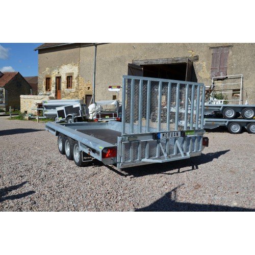 Vlemmix Porte-engin 400 x 180 PTAC 3500 kg 3 essieux 3x1350 kg – Image 2